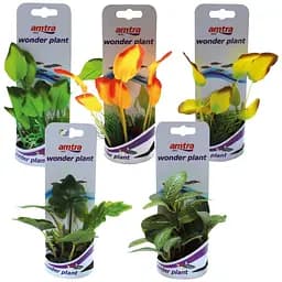 Рослини штучні Amtra Wonder Ser. A 12-13 см 5 видів в асортименті