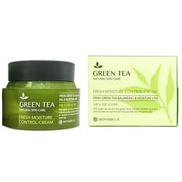 Крем для обличчя Bonibelle Pearl Aura Brightening Control Cream Зелений чай, 80 мл