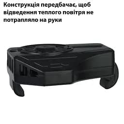 Кулер активне охолодження для телефону / планшета Memo DL01 шириною до 85 мм Black (18523) - мініатюра 4