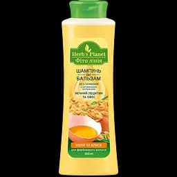 Шампунь-бальзам Herb's Planet Яєчний лецитин та овес 500 мл