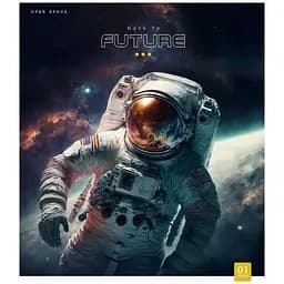 Тетрадь общая Open space Школярик 096-3259L-1 в линию 96 листов