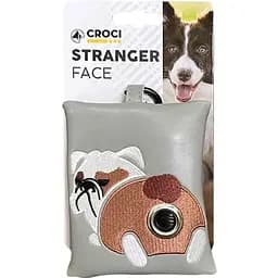 Мини-сумка диспенсер Croci Bulldog Stranger Face с пакетами для уборки за собаками