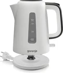 Gorenje Електрочайник 1.7 л, Strix контроль, пластик, білий - мініатюра 5