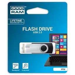 USB флеш накопичувач Goodram 64GB Twister Black USB 2.0 (UTS2-0640K0R11) - мініатюра 3