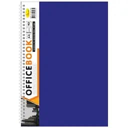 Блокнот Апельсин А4 Б-БП4-40 40 листов пружина сбоку синий       