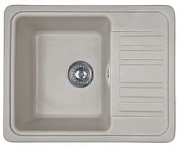Кухонная мойка Adamant SMALL avena 570x455x180 мм, с крылом 57 см