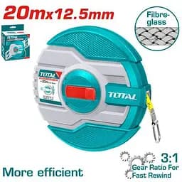 Рулетка Total TMTF13206 20 мх12.5 мм (TMTF13206) - мініатюра 2