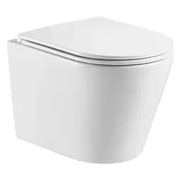 Унитаз подвесной Mixxus Premium Bevel-0301-R 515x355x365 мм, Rimless MP6470, Белый