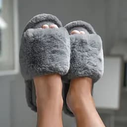 Кімнатні капці жіночі MBM My Home Pava розмір 40-41 сірі (SL-01 40-41 GRAY) - мініатюра 3