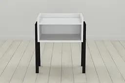 Тумба модульна Ferrum-decor Джузі 540x450x320 метал Чорний ДСП Білий 16 мм (FRD-102968) - мініатюра 3