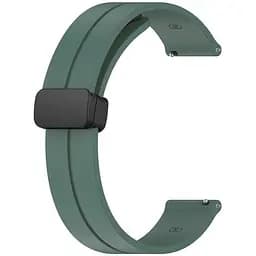 Ремінець силіконовий Tamister для годинника Magic Lock 20 мм хакі