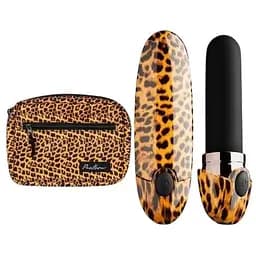 Вибратор Panthra Asha Lipstick Mini 10 см леопардовый