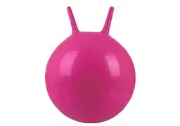М'яч для фітнесу дитячий EasyFit 45 см із ріжками малиновий (EF-0380-CR)