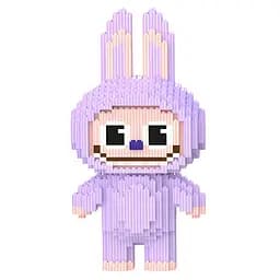 Детский конструктор Magic Blocks Зайчик Лабубу Сиреневый на 3132 детали (9188)