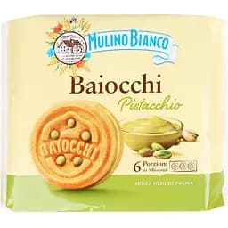 Печиво-сендвіч Mulino Bianco Baiocchi з фісташковим кремом 168 г