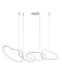 Світильник підвісний, люстра Italux PND-22412-S4-WH Fonte LED 3000K-6000K 5300Lm IP20 білий