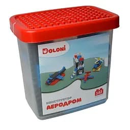 Конструктор "Аэродром" 013888/33 в пластиковом боксе 142 детали