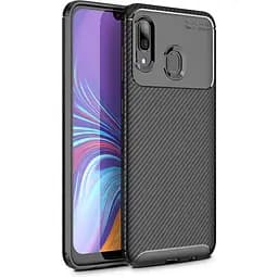 Чохол-накладка Toto TPU Carbon Fiber 1.5 mm Case Samsung Galaxy A30 Black - мініатюра 2