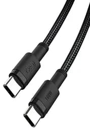 Кабель XO USB NB-Q199 Type-C-Type-C 100W 5A 1.5m Black (G-000001610)