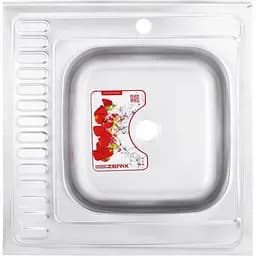 Мойка кухонная ZERIX Z6060R-04-160E satin (ZM0576)