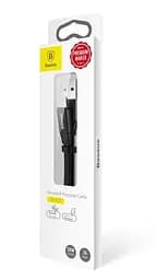 Кабель Baseus Nimble Portable Cable USB to Lightning 0.23 м Чорний - мініатюра 3