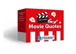 Настольная игра English Student Карточки для изучения английского языка English Student Movie Quotes (укр.) (591226002)