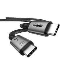 Кабель ArmorStandart USB 4.0 USB-C - USB-C 240W 8K 60hz 40Gbps 1m Black (ARM81921) - мініатюра 2