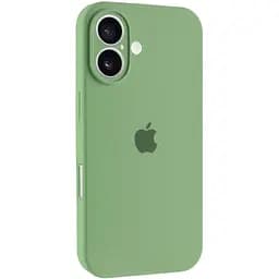 Чохол Epik Silicone Case Full Camera Protective AA для Apple iPhone 16, 6.1 М'ятний/Mint
