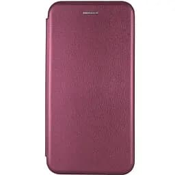Шкіряний чохол-книжка Classy для Realme C55 Бордовий