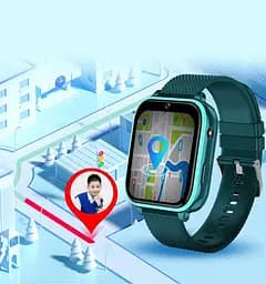 Годинник телефон для дітей Lemfo G68 з сім картою, GPS, прослушкою, відеозв'язком, 8 ГБ пам'яті, TikTok, YouTube та акумулятором 1000 мАг до 7 днів роботи Зелений - мініатюра 8