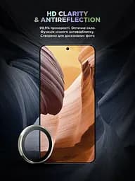 Захисне скло для камери Samsung Galaxy S24 5G (SM-S921), Supreme BI, жовтий колір, з рамкою, глянцеве скло для захисту лінз, протиударне, прозоре, з клейовим шаром по контуру, не впливає на якість фото, ArmorStandart (ARM76609) - мініатюра 4