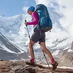 Трекінгова палиця телескопічна Naturehike ST10 (NH19S010-T) 110 см - блакитна - мініатюра 8