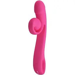 Вибратор Pretty Love Romance Beau Snail 23 см (розовый)