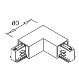 Соединитель угловой трехфазный Imperium Light 03005.05.05 Light House