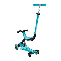 Самокат Globber Go Up Active Lights 360 колеса світяться до 20/50кг від 1 року блакитний (749-300) - мініатюра 5