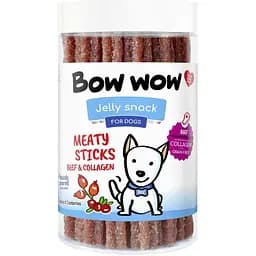 Лакомство для собак Bow wow мясные палочки из говядины и коллагена 20 шт.