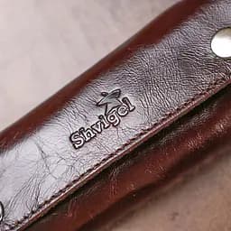 Шкіряна ключниця SHVIGEL 14.5х6х2 см acs0025829 - мініатюра 8