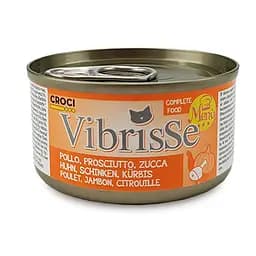 Консервированный корм для кошек с курицей и ветчиной в тыквенном соусе Croci Vibrisse Menu 70 г