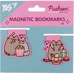 Набір закладинок магнітних Yes Pusheen candy 20 шт. (708105)