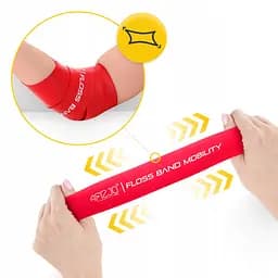 Стрічка компресійна для флосингу 4Fizjo Floss Band 207 x 5 x 0.15 см Red (P-5905973405249) - мініатюра 7