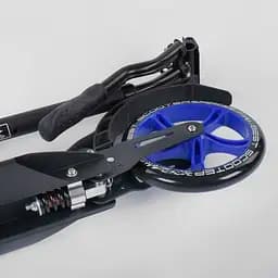 Самокат Best Scooter 84х14х33 см Чорно-синій 000231521 - мініатюра 4
