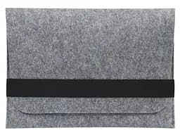 Чохол для ноутбука Gmakin для Macbook Pro 14 світло-сірий, горизонтальний, на гуму (GM15-14)