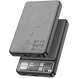 Зовнішній акумулятор Hoco Q18 Tourer power bank with magnetic fast charging магнітний 10000mAh 6942007605182 - мініатюра 4
