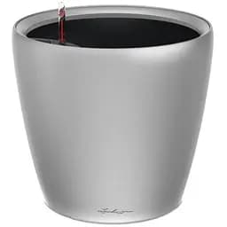 Вазон Lechuza Classico Premium LS 28 срібний (16048)