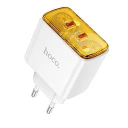 Адаптер сетевой Hoco Smart charger CS43A 2Type-C, 45W/3A, PD/QC|
