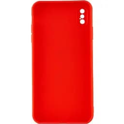 Силіконовий чохол Candy Full Camera для Apple iPhone X / XS (5.8) Червоний / Red - мініатюра 2
