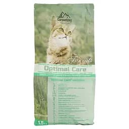 Сухой корм для взрослых кошек Carpathian Pet Food Optimal Care с курицей и морским окунем, 1,5 кг