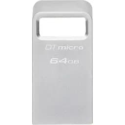 USB флеш-накопичувач Kingston DataTraveler Micro 64GB USB-A 3.2 Gen 1 Metal (DTMC3G2/64GB) [92135] - мініатюра 2