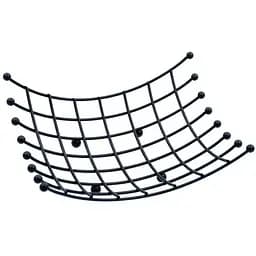 Ваза для фруктів Lemax 23.5х17.5х9 см чорна матова (LF-2002612 BL)