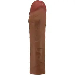Насадка на пеніс Pretty Love Chane 18 см (коричневий)